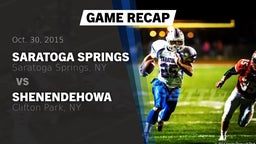 Recap: Saratoga Springs  vs. Shenendehowa  2015