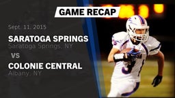 Recap: Saratoga Springs  vs. Colonie Central  2015