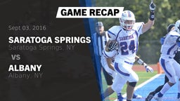 Recap: Saratoga Springs  vs. Albany  2016