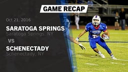 Recap: Saratoga Springs  vs. Schenectady  2016
