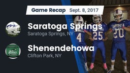 Recap: Saratoga Springs  vs. Shenendehowa  2017