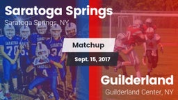 Matchup: Saratoga Springs vs. Guilderland  2017