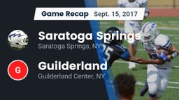 Recap: Saratoga Springs  vs. Guilderland  2017