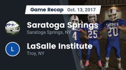 Recap: Saratoga Springs  vs. LaSalle Institute  2017