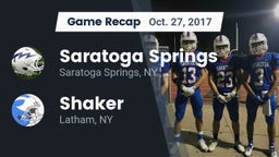 Recap: Saratoga Springs  vs. Shaker  2017