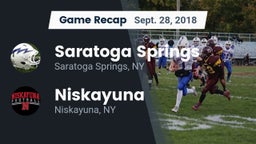 Recap: Saratoga Springs  vs. Niskayuna  2018