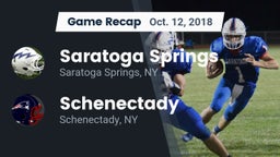 Recap: Saratoga Springs  vs. Schenectady  2018