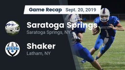 Recap: Saratoga Springs  vs. Shaker  2019