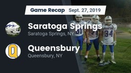 Recap: Saratoga Springs  vs. Queensbury  2019