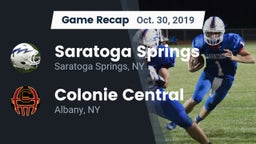 Recap: Saratoga Springs  vs. Colonie Central  2019