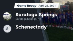 Recap: Saratoga Springs  vs. Schenectady 2021