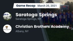Recap: Saratoga Springs  vs. Christian Brothers Academy  2021