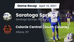 Recap: Saratoga Springs  vs. Colonie Central  (South Colonie) 2021