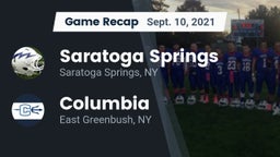 Recap: Saratoga Springs  vs. Columbia  2021