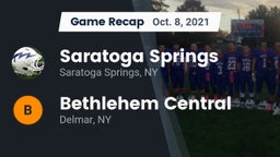Recap: Saratoga Springs  vs. Bethlehem Central  2021