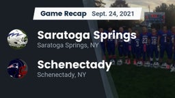 Recap: Saratoga Springs  vs. Schenectady  2021