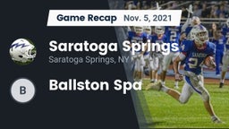 Recap: Saratoga Springs  vs. Ballston Spa 2021