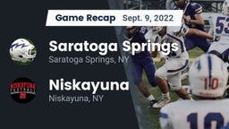 Recap: Saratoga Springs  vs. Niskayuna  2022