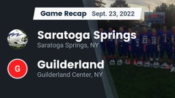 Recap: Saratoga Springs  vs. Guilderland  2022