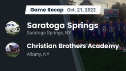 Recap: Saratoga Springs  vs. Christian Brothers Academy  2022