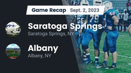 Recap: Saratoga Springs  vs. Albany  2023