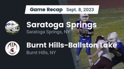 Recap: Saratoga Springs  vs. Burnt Hills-Ballston Lake  2023