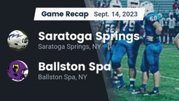 Recap: Saratoga Springs  vs. Ballston Spa  2023