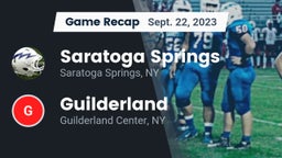 Recap: Saratoga Springs  vs. Guilderland  2023