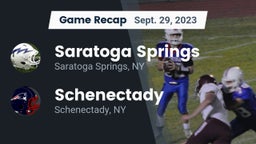 Recap: Saratoga Springs  vs. Schenectady  2023