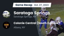 Recap: Saratoga Springs  vs. Colonie Central  (South Colonie) 2023