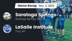 Recap: Saratoga Springs  vs. LaSalle Institute  2023