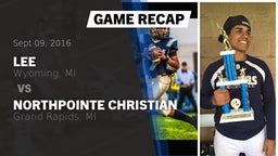 Recap: Lee  vs. NorthPointe Christian  2016
