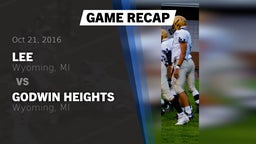 Recap: Lee  vs. Godwin Heights  2016