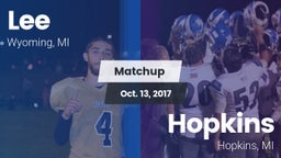Matchup: Lee vs. Hopkins  2017