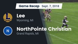 Recap: Lee  vs. NorthPointe Christian  2018