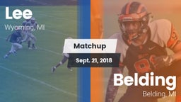 Matchup: Lee vs. Belding  2018