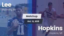 Matchup: Lee vs. Hopkins  2018