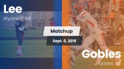 Matchup: Lee vs. Gobles  2019