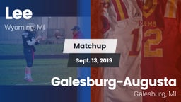 Matchup: Lee vs. Galesburg-Augusta  2019