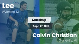 Matchup: Lee vs. Calvin Christian  2019