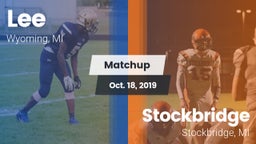 Matchup: Lee vs. Stockbridge  2019