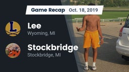 Recap: Lee  vs. Stockbridge  2019