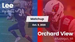 Matchup: Lee vs. Orchard View  2020