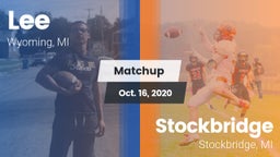 Matchup: Lee vs. Stockbridge  2020