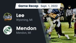 Recap: Lee  vs. Mendon  2022