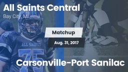Matchup: All Saints Central vs. Carsonville-Port Sanilac 2017