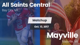 Matchup: All Saints Central vs. Mayville  2017