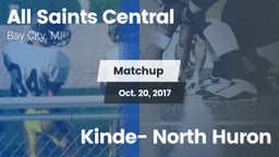 Matchup: All Saints Central vs. Kinde- North Huron 2017