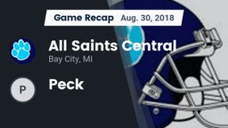 Recap: All Saints Central  vs. Peck  2018