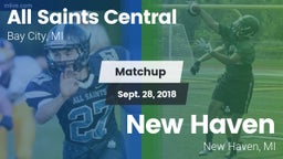 Matchup: All Saints Central vs. New Haven  2018